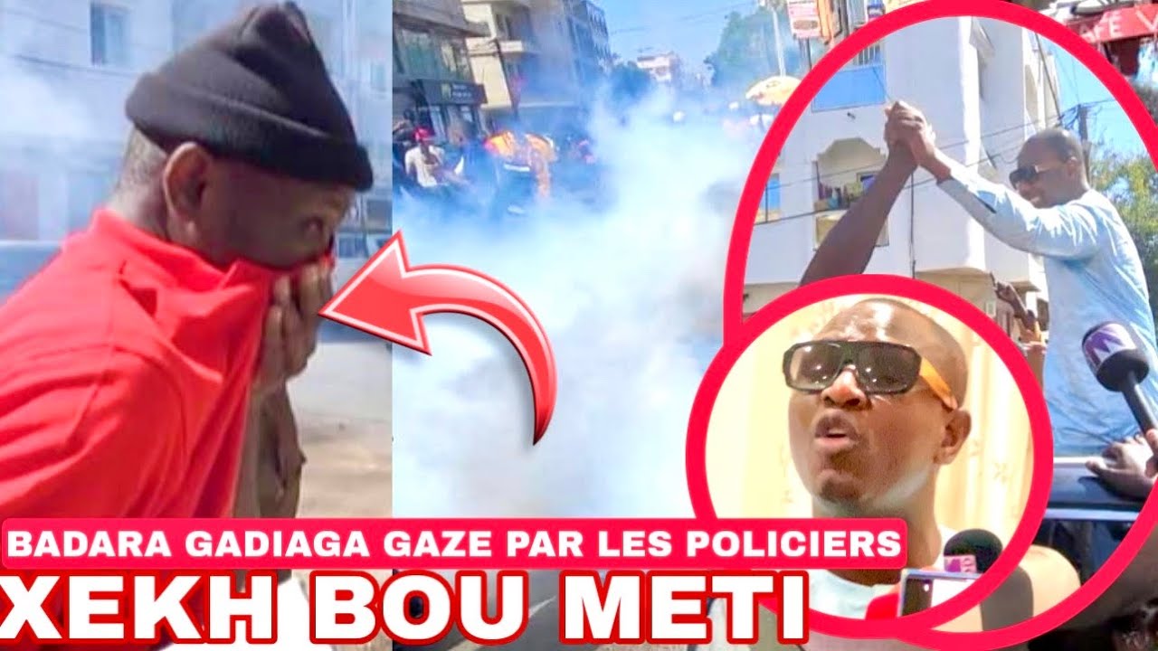 LE CONVOI DE BADARA GADIAGA GAZZE PAR LA POLICE &Acirc;PRES SA SORTIE DE PRISON 