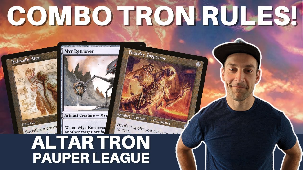 MANA PLUS COMBO! This Pauper Altar Tron deck uses tons of mana to go way over the top to win!