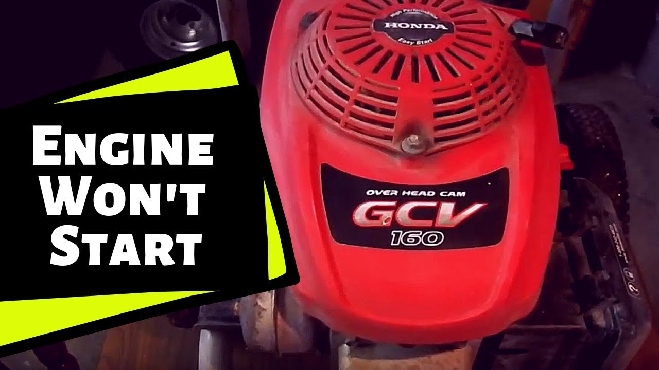 Мойка высокого давления Honda GCV 160: не запускается