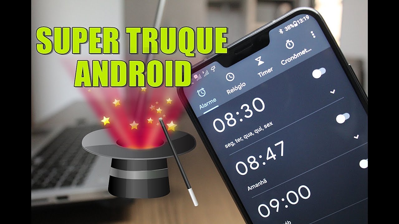 Um Truque Super Legal para seu ANDROID:  Alarme + Google Assistente =  Rotina