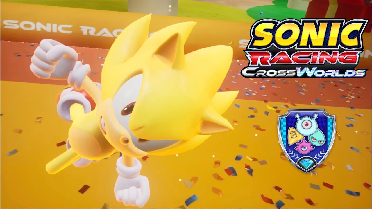 Sonic Racing Crossworlds Super Sonic Wisp GP Super Sonic Speed 