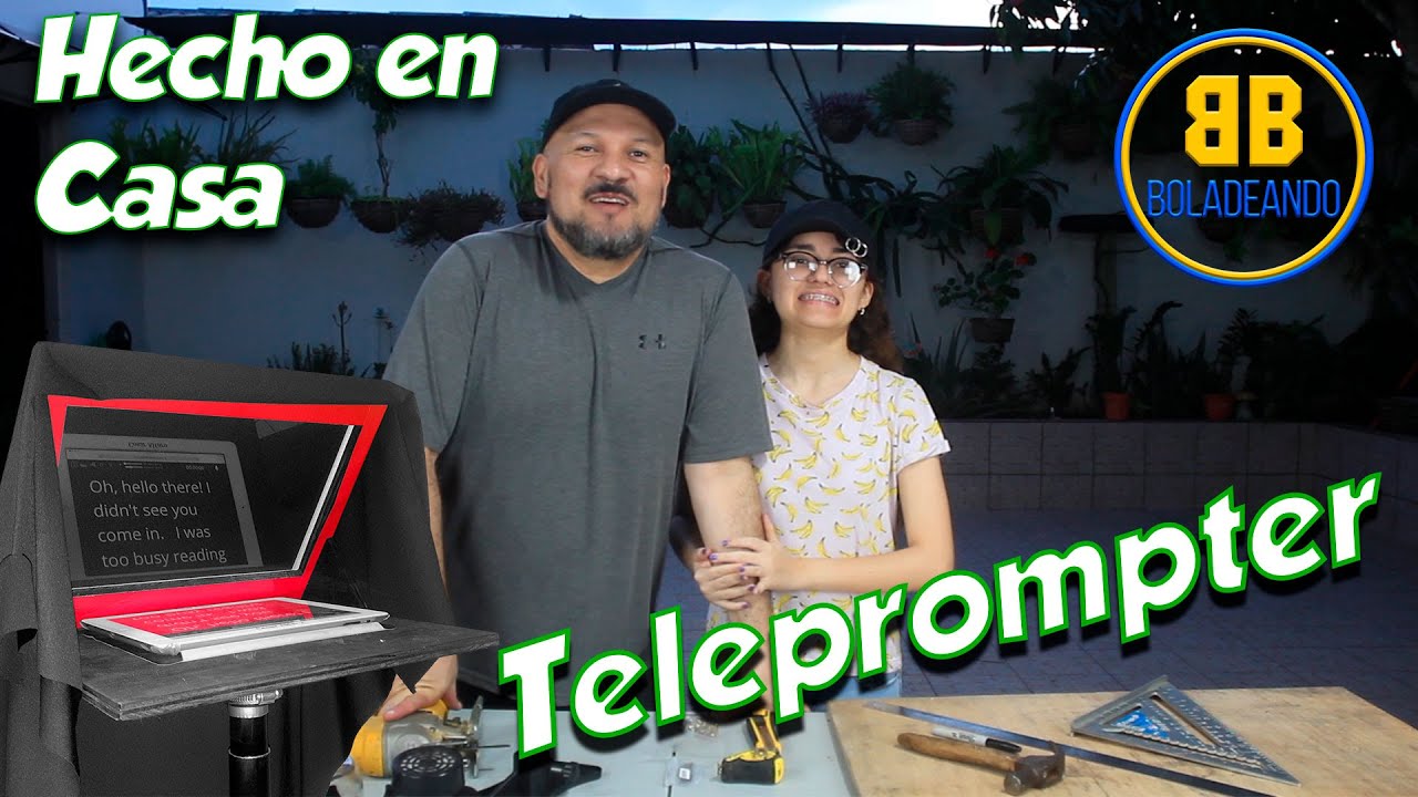 Nos hicimos un Teleprompter Casero!