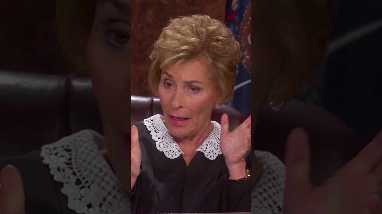 Don&rsquo;t come into Judge Judy&rsquo;s courtroom with a script! #judgejudy #shorts