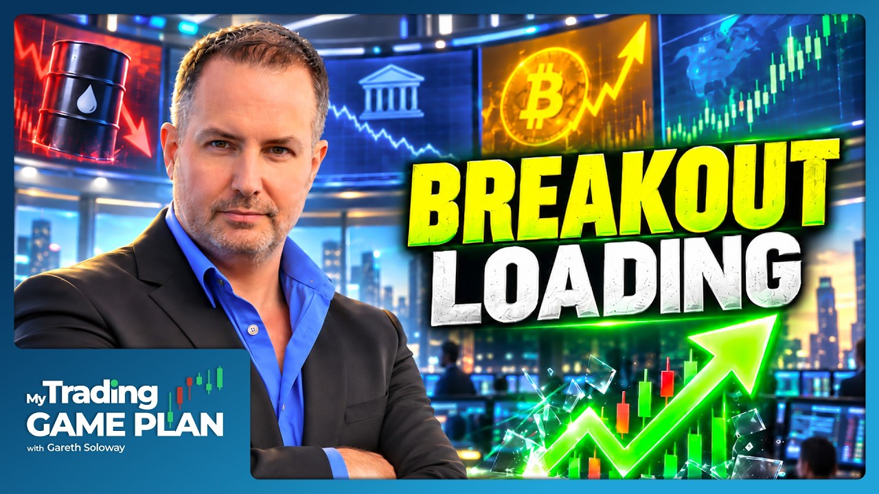 Markets Poised For Epic Breakout, Oil Falls, Yields Drop, Bitcoin Surges