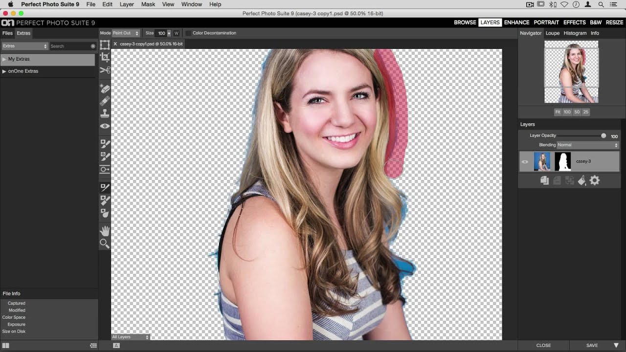 Refining Your Mask Edge with Color Decontamination