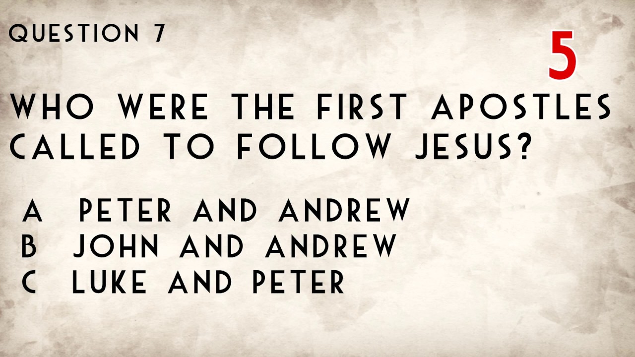 BEST BIBLE QUIZ EVER!