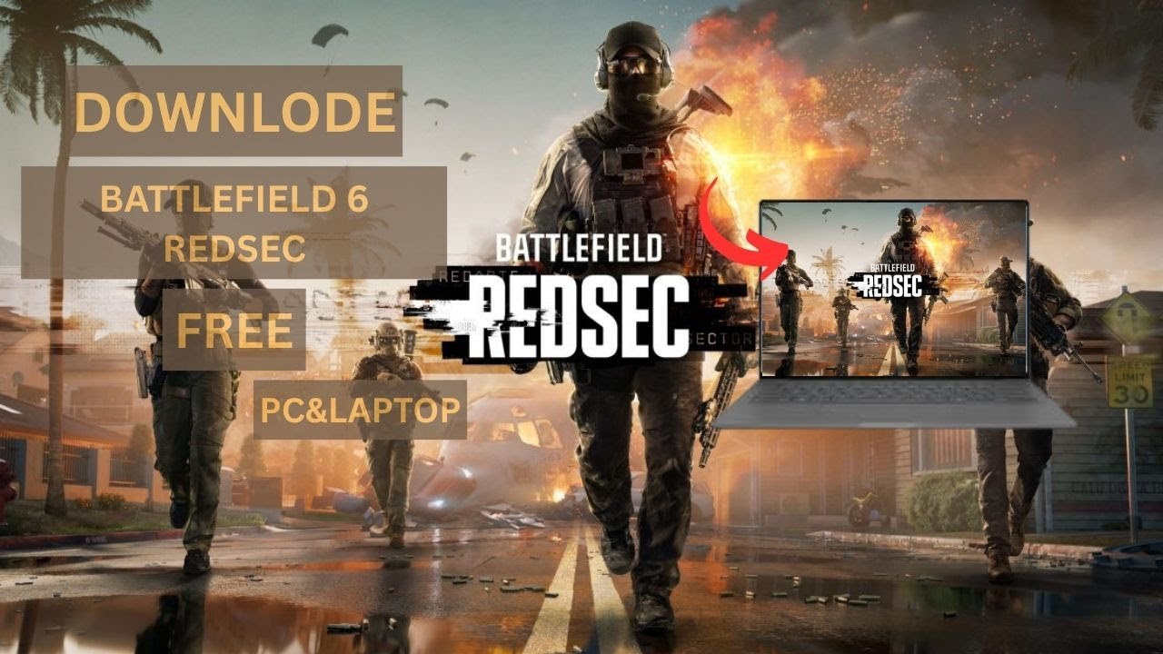 How To Downlode Battlefield 6 REDSEC Free Pc&Laptop | Battlefield 6 REDSEC Ko Kasa Download Kare