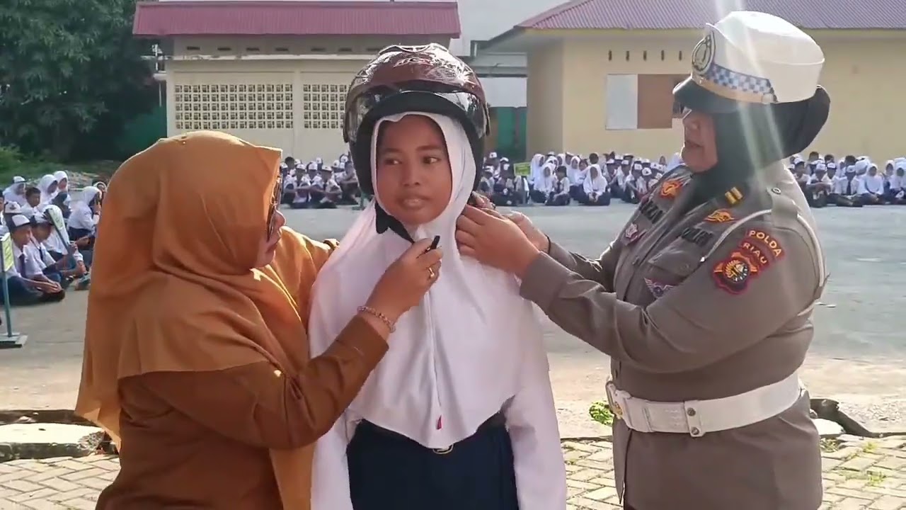 Police Goes To School dan Green Policing, Ditlantas Polda Riau Tanamkan Keselamatan lalu lintas