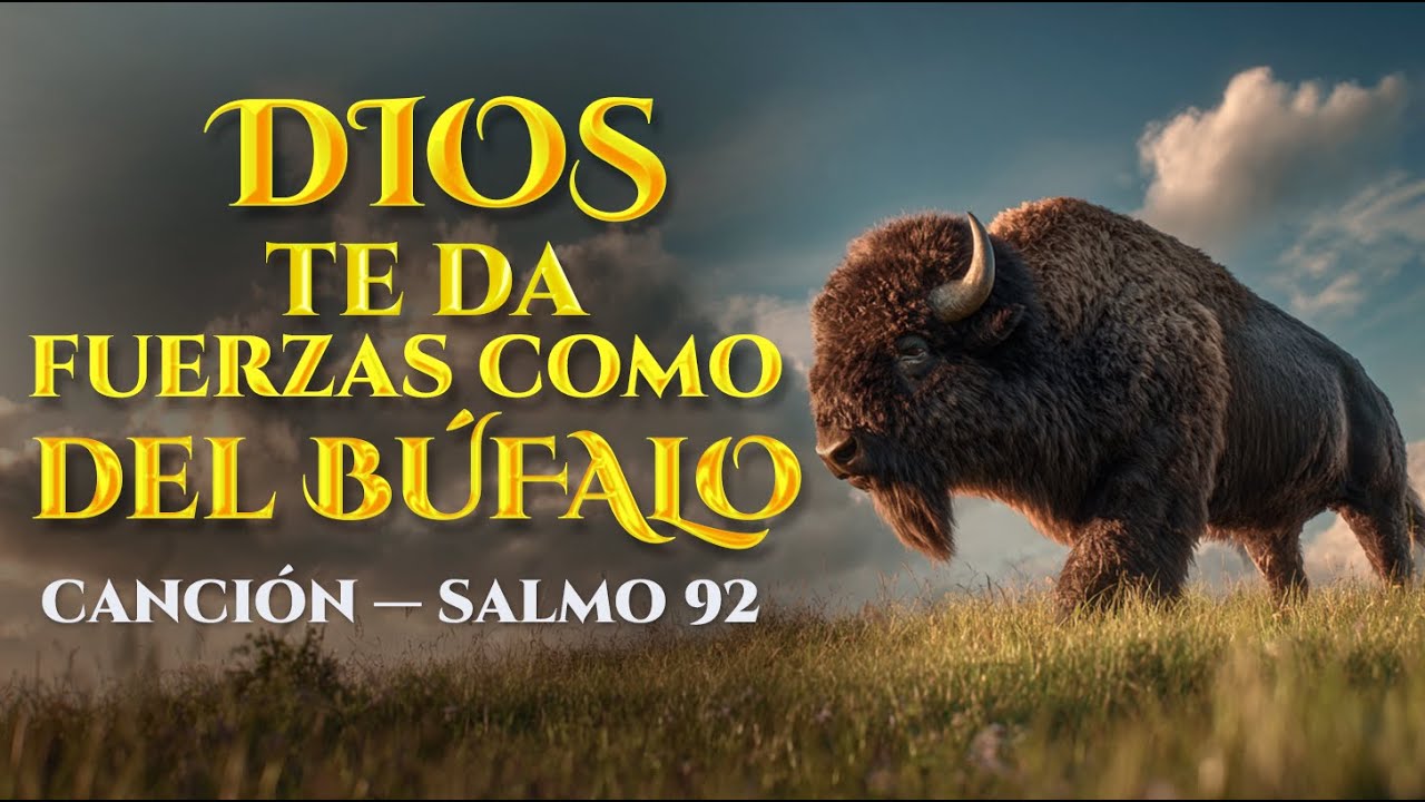 SALMO 92 — CÁNTICO PARA EL DÍA DE REPOSO 🕊️ | Dios te da fuerzas como las del búfalo 🐃