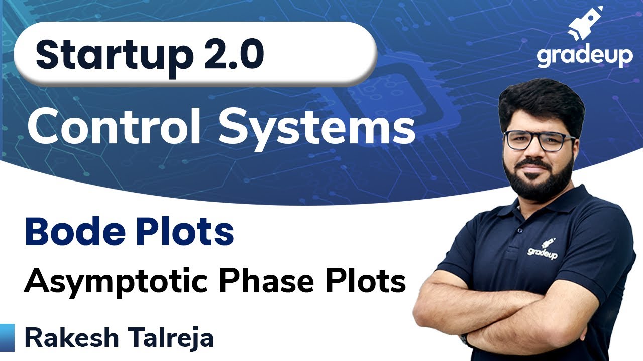 Asymptotic Phase Plots | Bode Plots | Control Systems | Startup 2.0 | Rakesh Sir | Gradeup