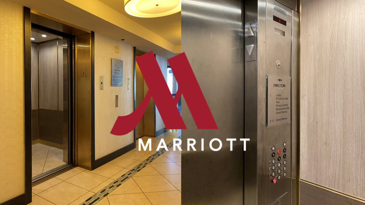 Mega Epic Motor! FAST Dover Traditional Hydraulic Elevators - Marriott - Pleasanton, CA