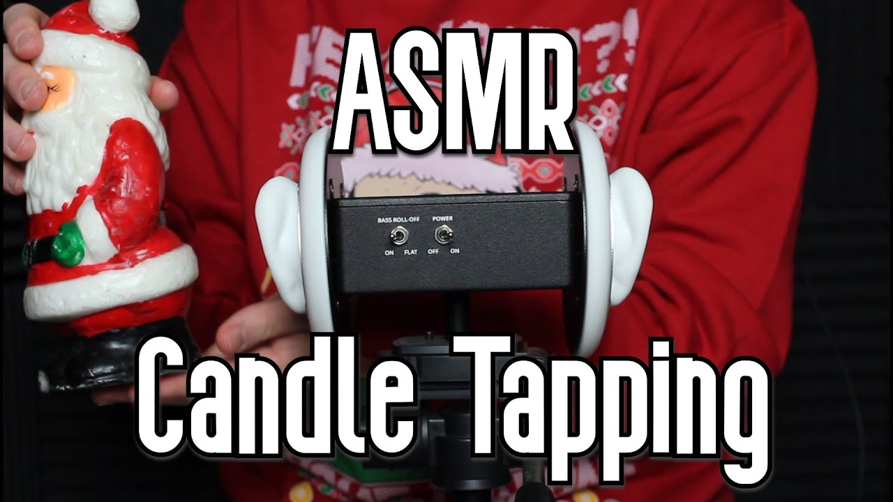 ASMR 3Dio: Santa Candle Tapping w/ Echo Effect