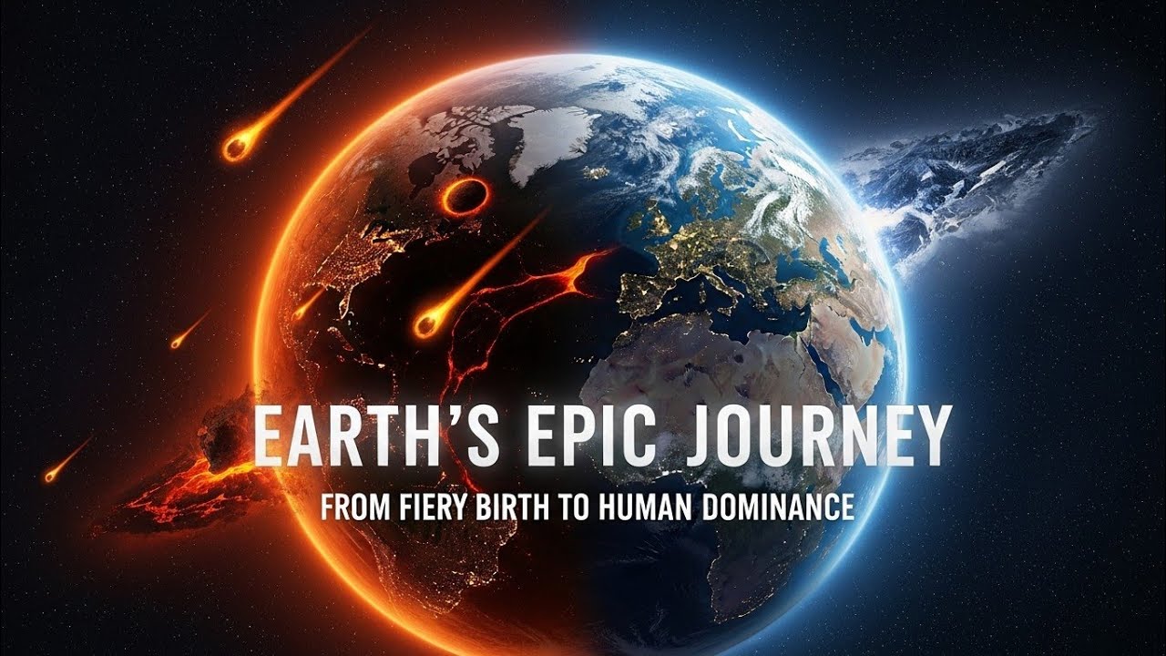 Earth's Epic Journey: From Fiery Birth to Human Dominance