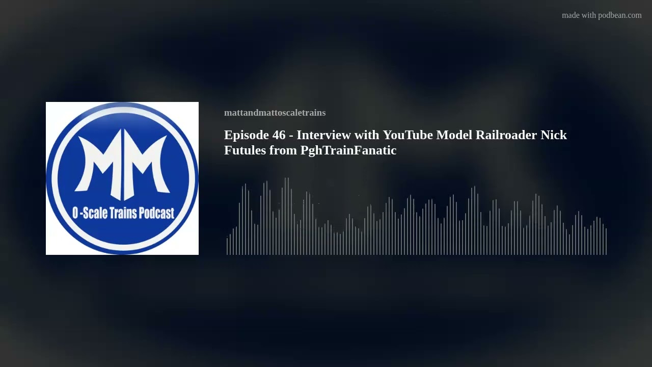 Episode 46 - Interview with YouTube Model Railroader Nick Futules from PghTrainFanatic