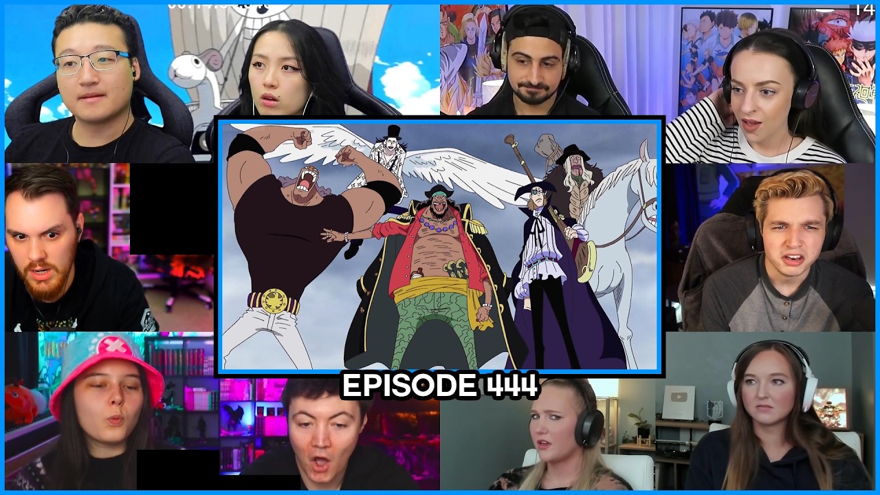 [FULL EPISODE] Blackbeard enters Impel Down | One Piece Ep 444 Reaction Mashup | ワンピース