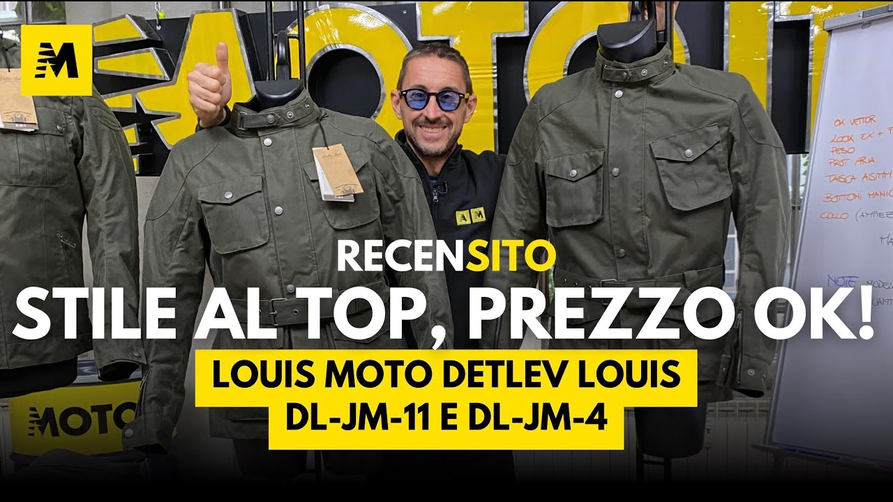 Louis Moto Detlev Louis DL-JM-11 e DL-JM-4: stile al top, prezzo ok! || Recensito