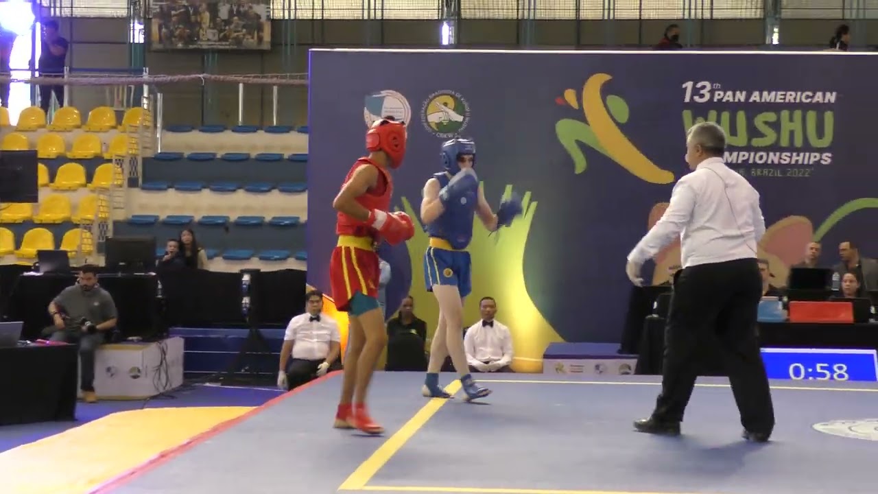 13th Pan American Wushu Championships Sanda Junior Boy's 60kg - Mexico vs. USA