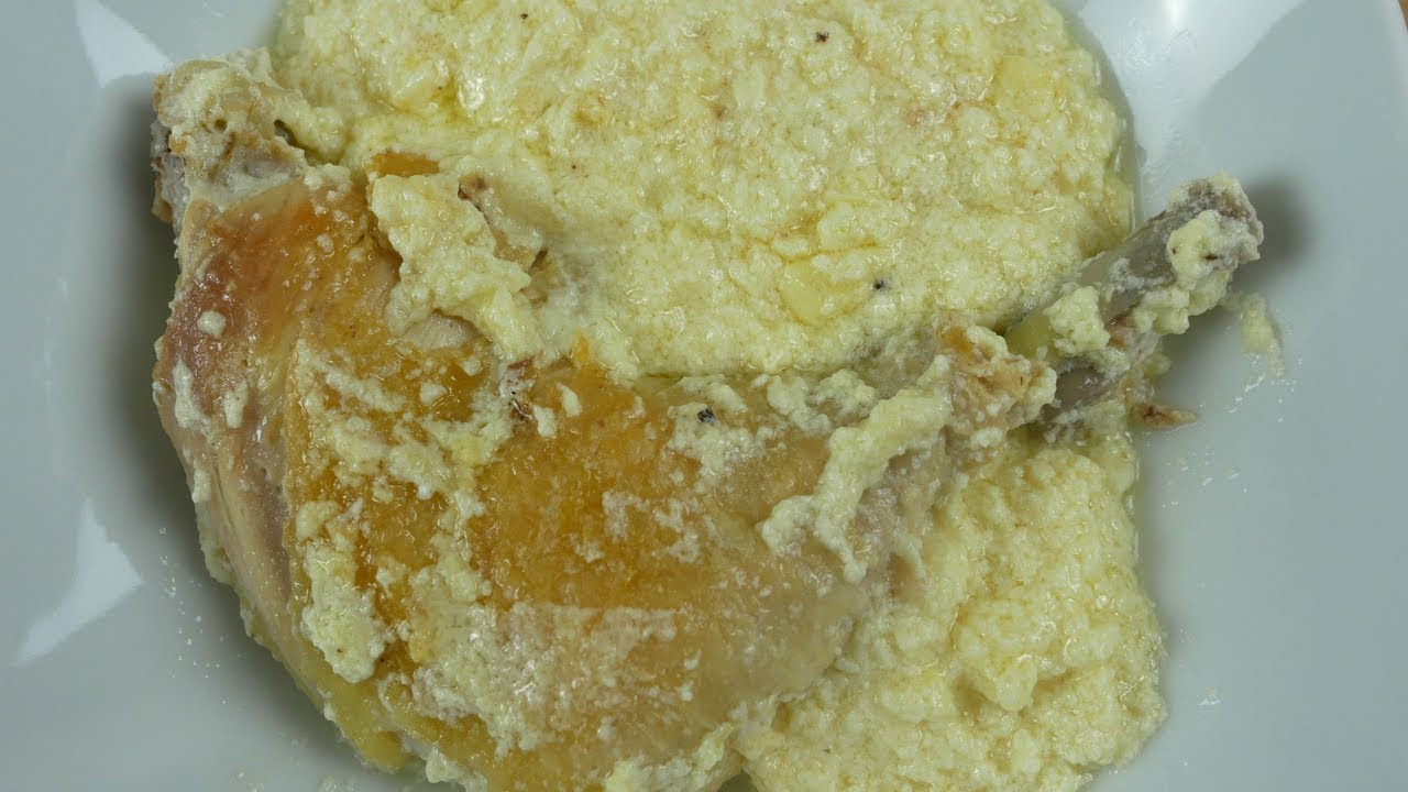 Tavë Pule me Kos dhe Hudra | Chicken dish with Yogurt and Garlic