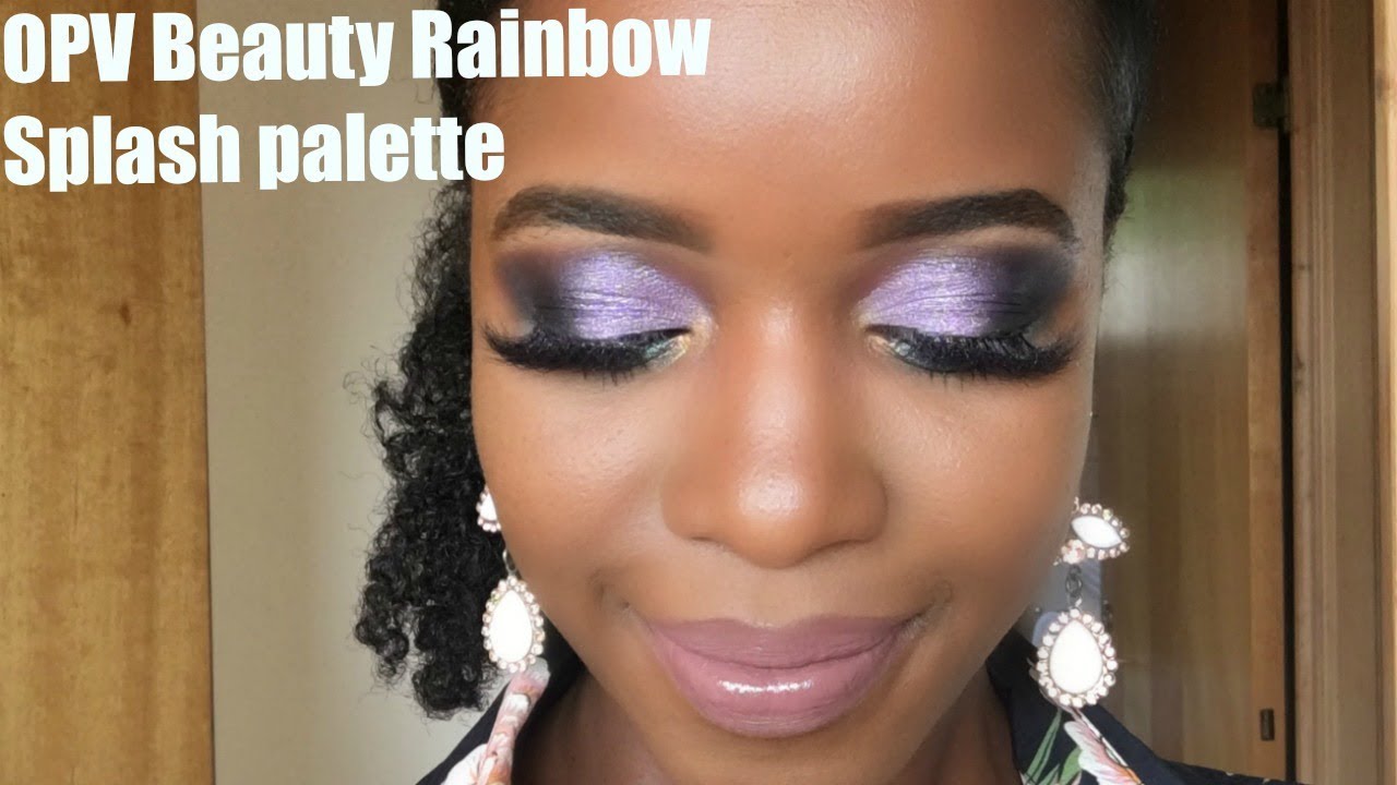 OPV BEAUTY RAINBOW SPLASH PALETTE MAKEUP LOOK/Shaunz World