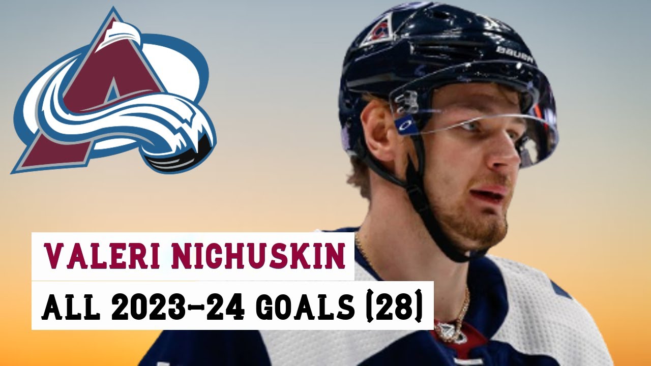 Valeri Nichuskin (#13) All 28 Goals of the 2023-24 NHL Season