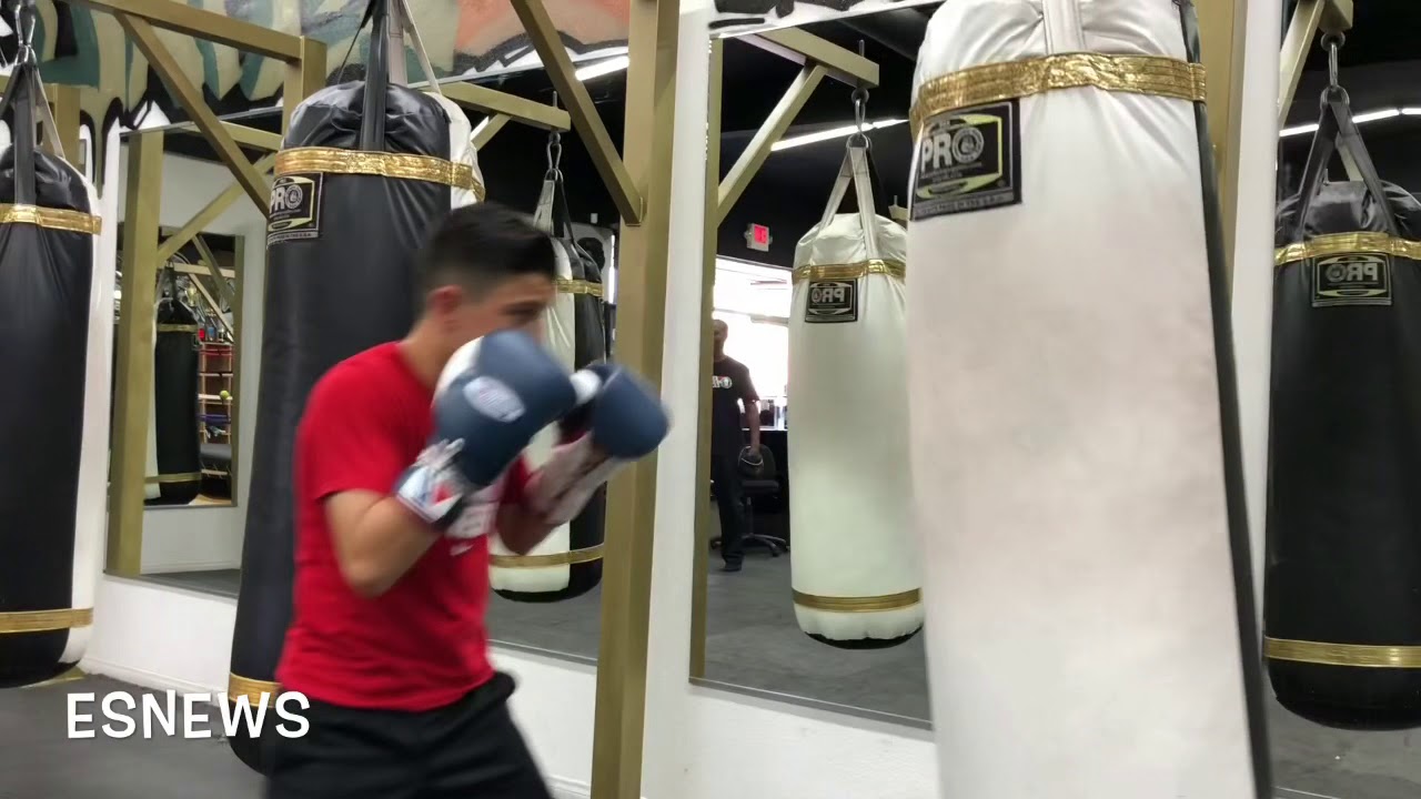 Julius Ballo DESTROYS heavybag - EsNews