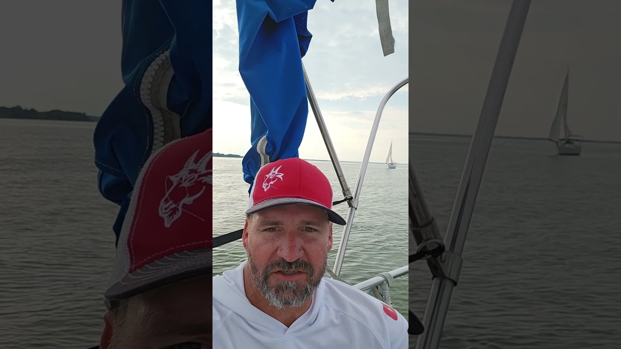 First sail on my Ericson 26, light wind for a a fat boat #sailing #project #fun