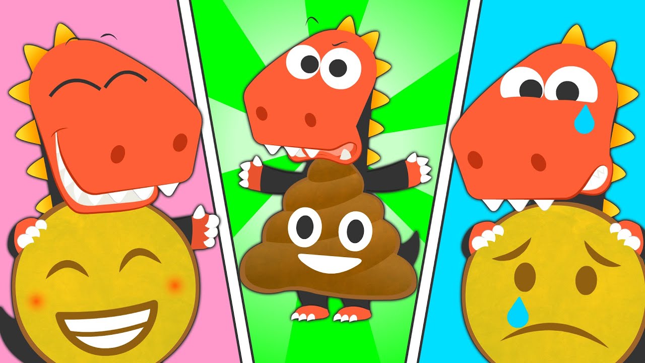 Aprende con Eddie las EMOCIONES con EMOJIS 😍😂💩 emociones para niños