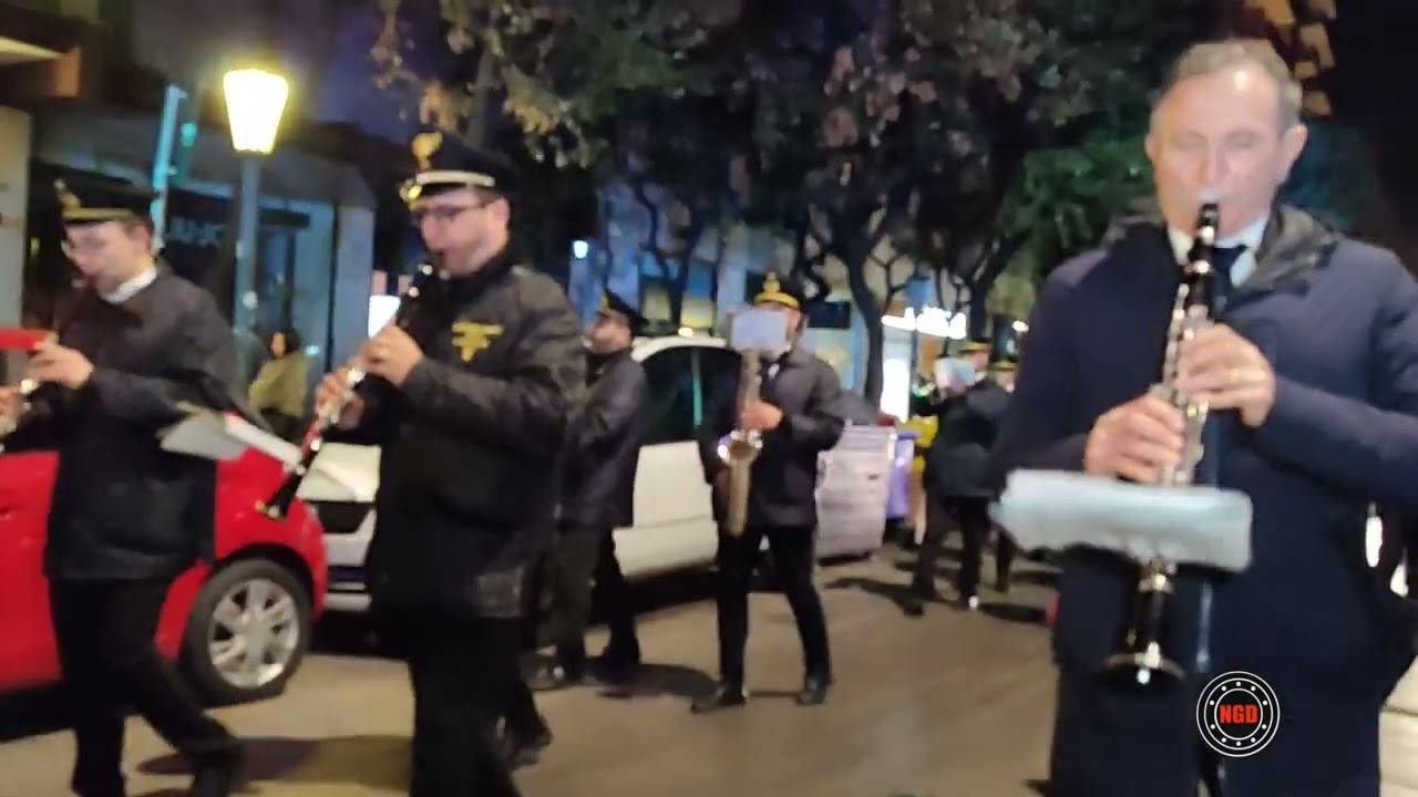 Marcia Funebre Mamma Banda Filarmonica Bitontina 22/3/24 Bari Processione Addolorata