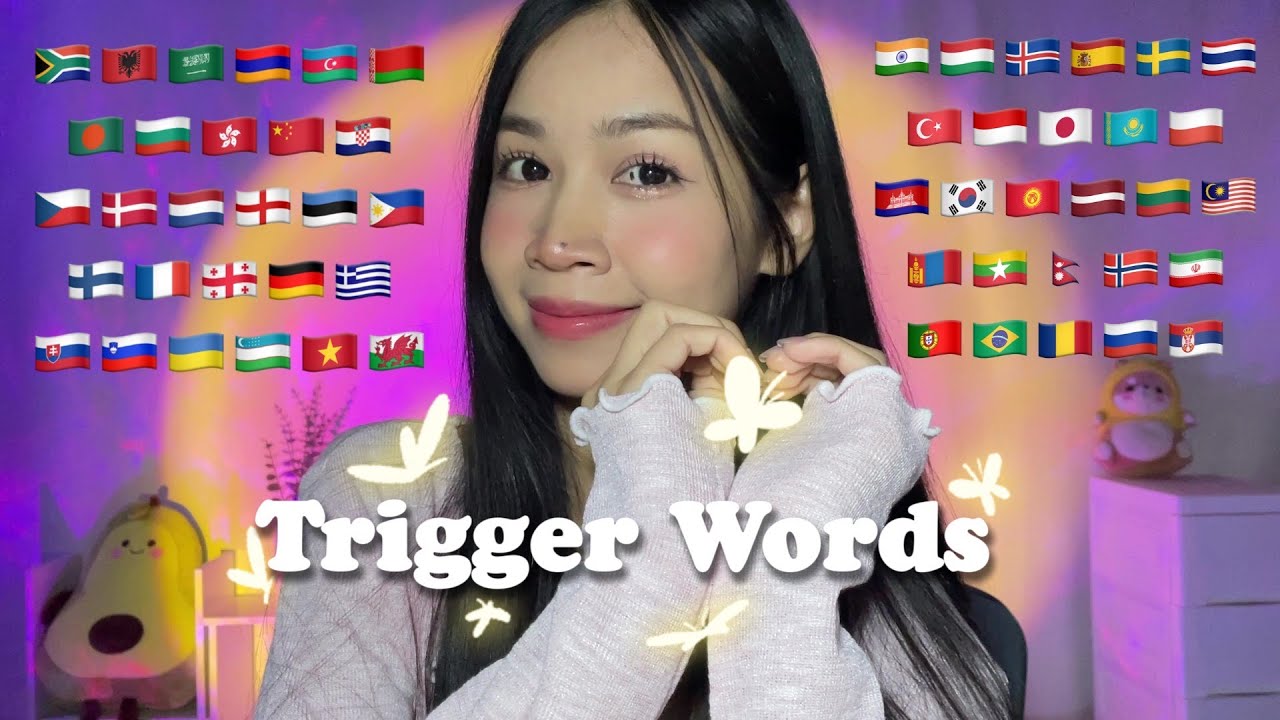 ASMR Trigger Words You Will Love 🫶🏻 in 57 Different Languages | Super Tingly Words! 😖