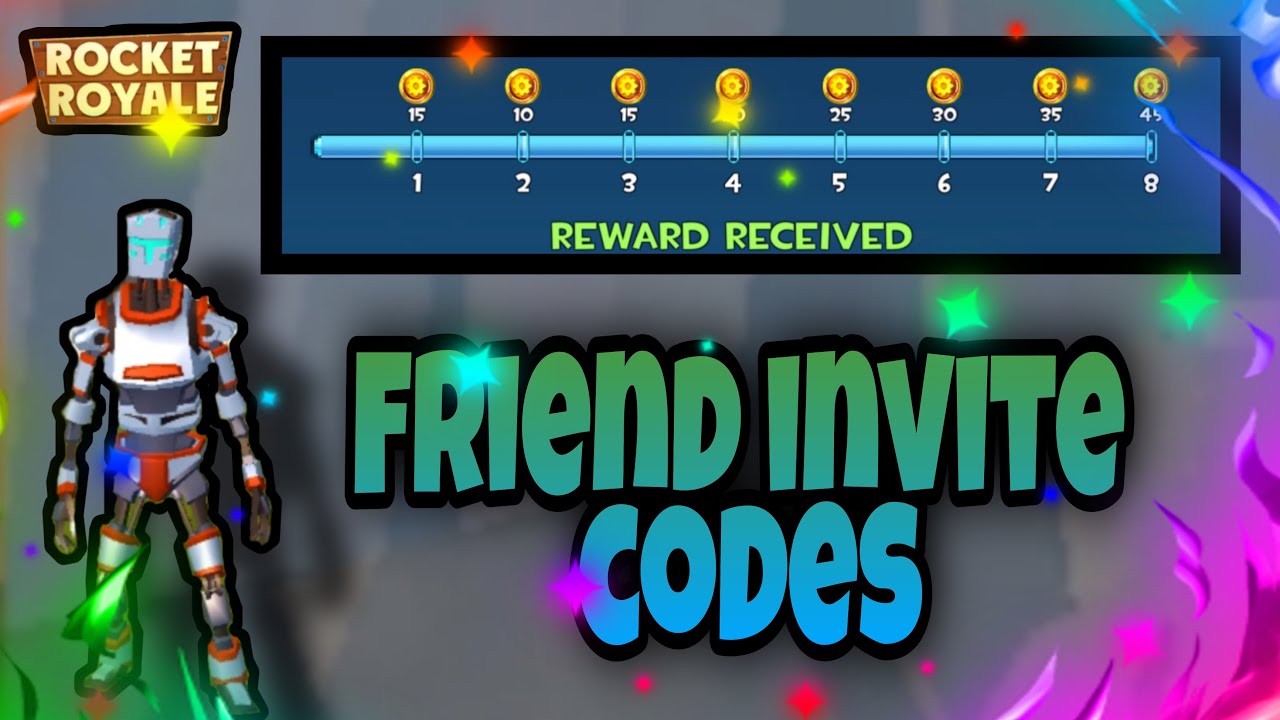 Rocket Royale - friend invite codes 🔥
