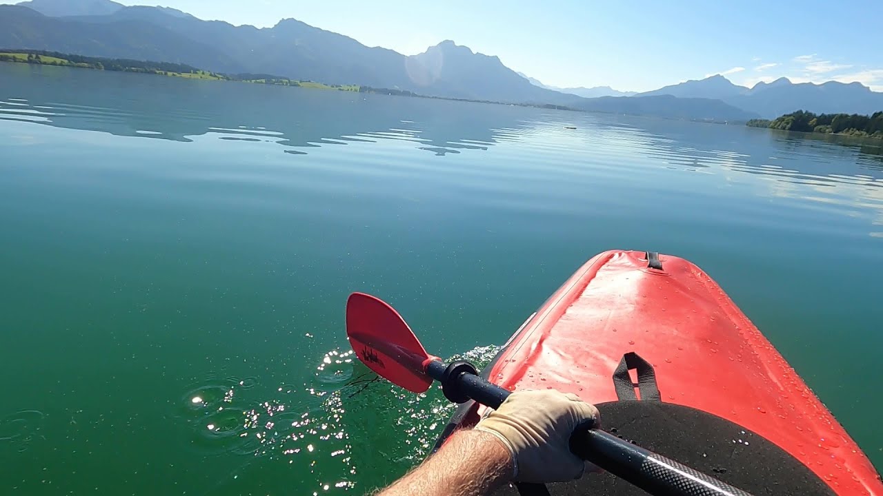 Tagestour Solo mit dem Grabner HYPE auf dem Forggensee.