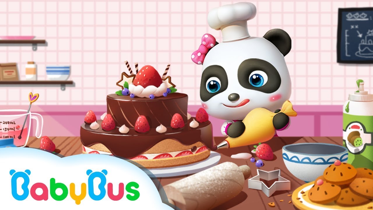 La Pastelería del Bebé Panda | Juego Infantil | Juego Educativo para Niños | BabyBus Español