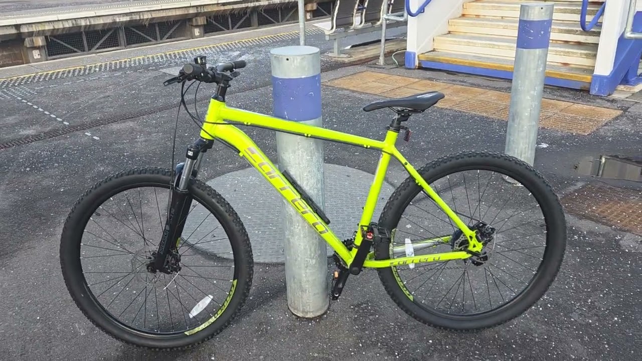 New carrera vengeance bike i got for my birthday feb 6th pt3 1st time taking it to work