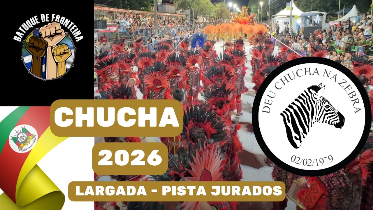 DEU CHUCHA NA ZEBRA 2026 | LARGADA - PISTA JURADOS  - DESFILE 2026 | SAMBA AO VIVO