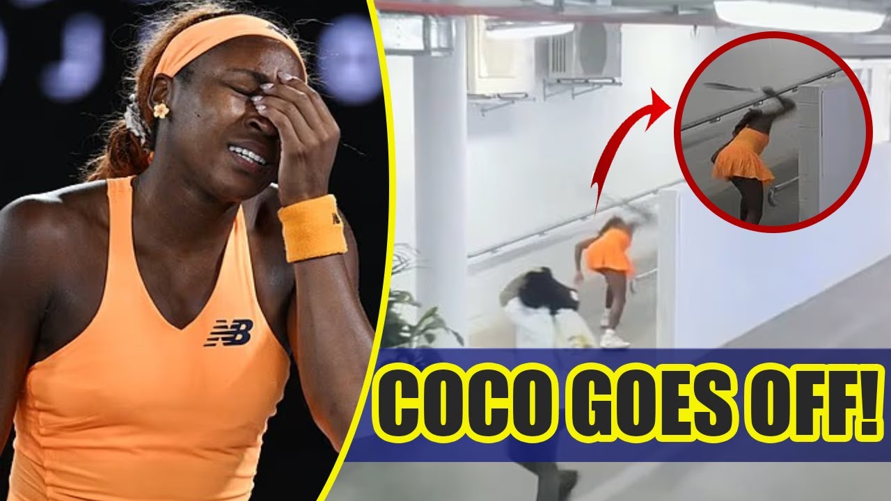 Coco Gauff Furious! Racket Smash Broadcast LIVE – She Calls Out Australian Open