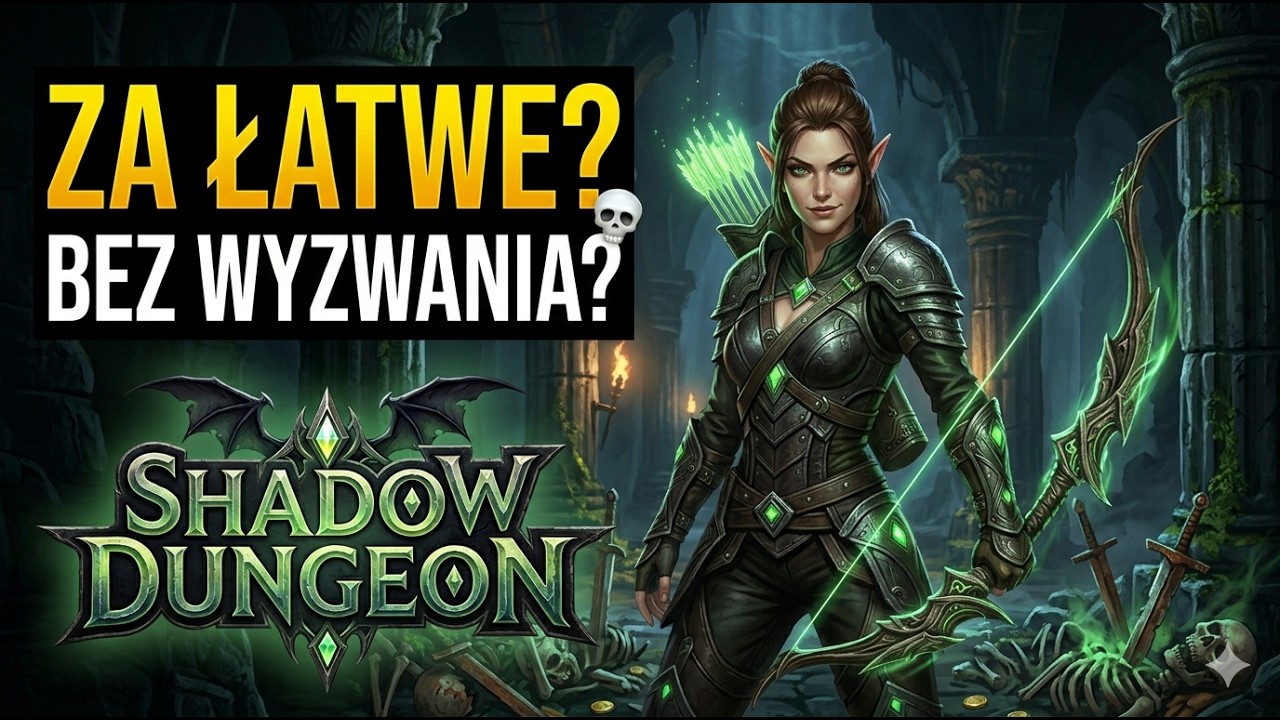 Ta gra jest ZA ŁATWA!💀 Shadow Dungeon Demo: Gameplay PL #2