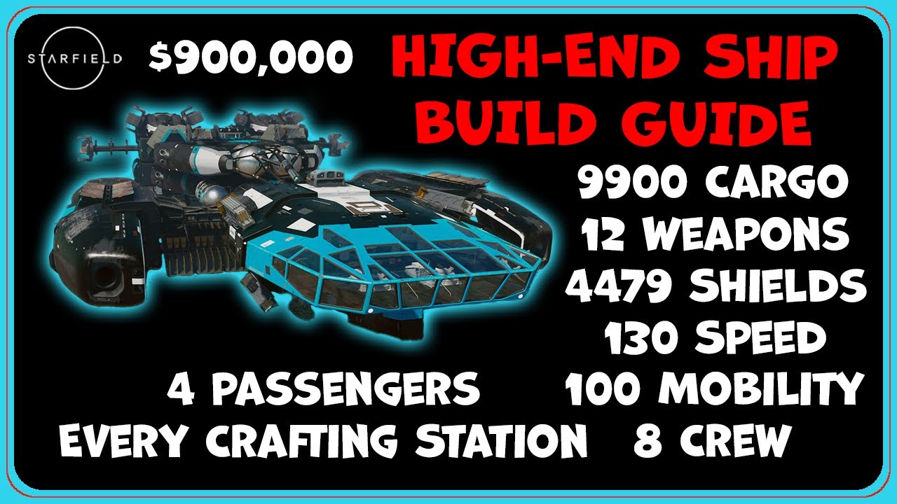 One of the Best Ships You Can Make in Starfield Max Stats and Functional Complete Guide