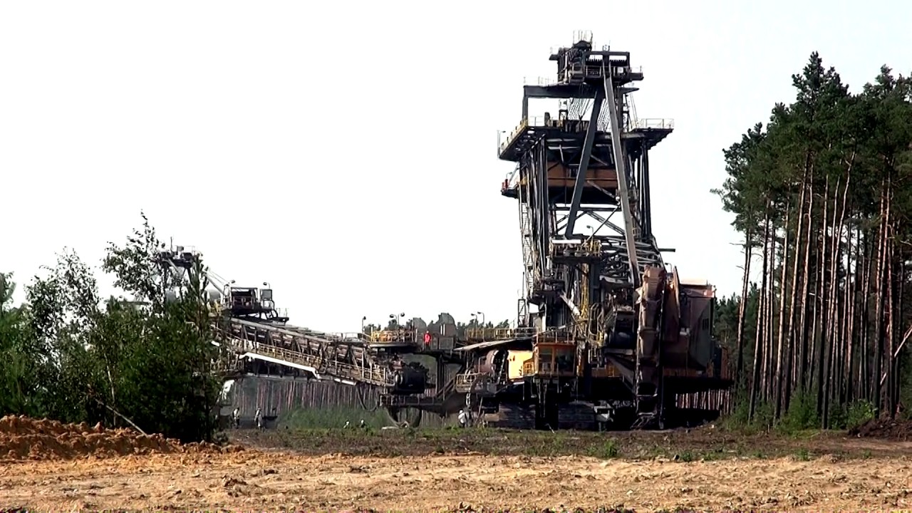 Ein Bagger zieht um - Tagebau Nochten - Teil 1 - 13.8.2015