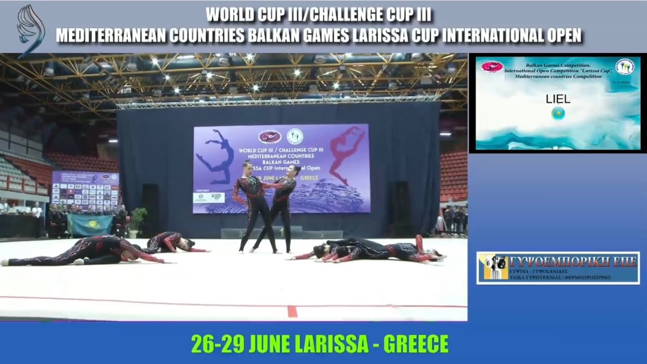 LIEL KAZAKHSTAN Open AGG competition Larissa Cup #aestheticgroupgymnastics