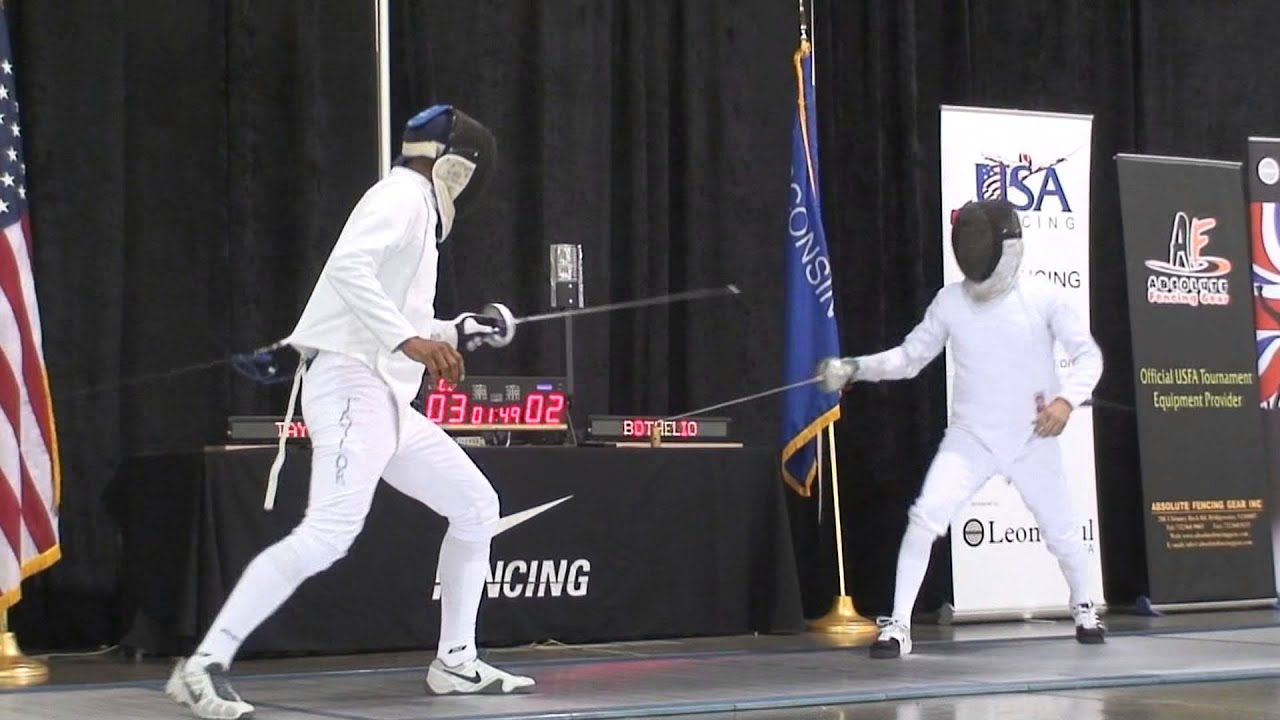 Taylor-Bothelio, Finals, Vet 60 Men's Epee, NAC, Milwaukee 2012