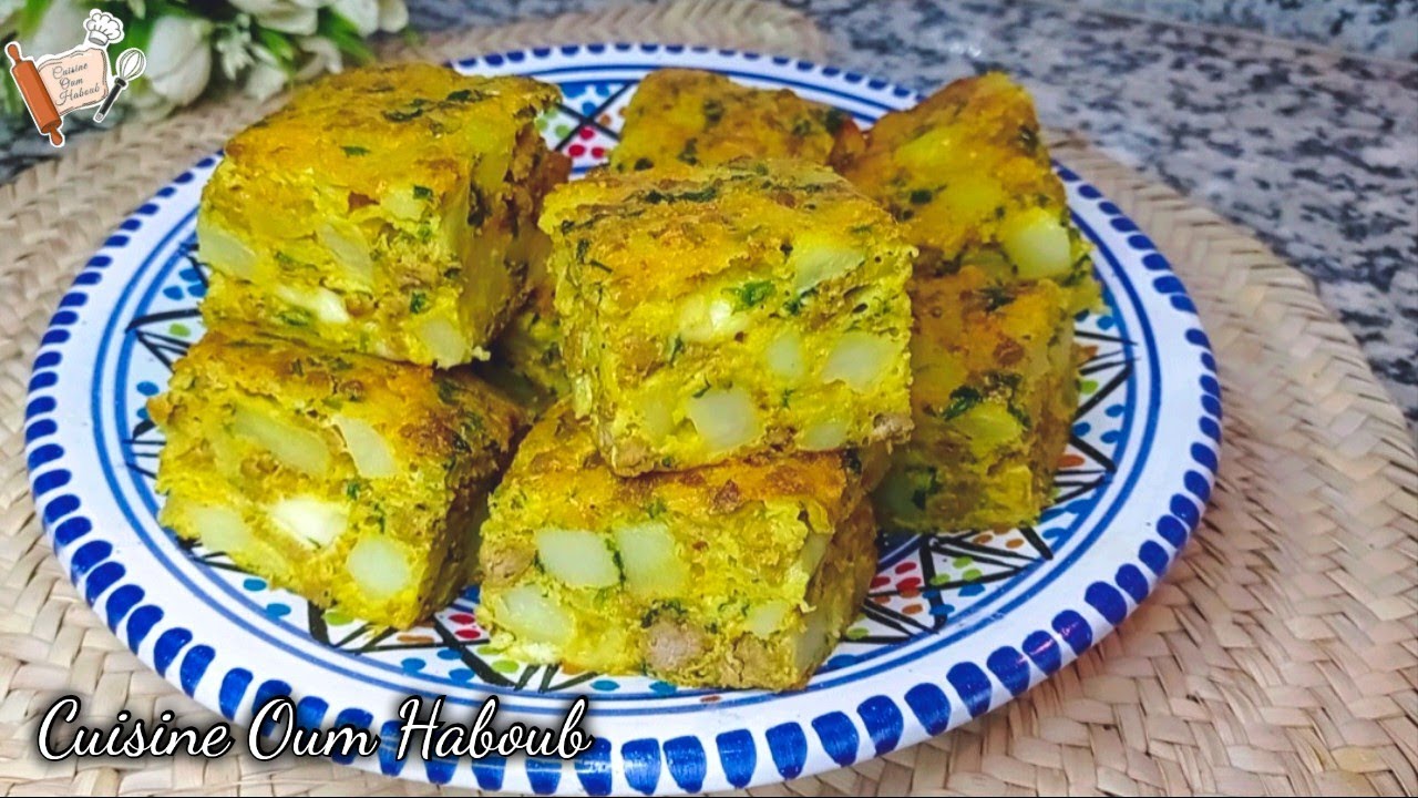 طاجين تونسي باللحم مفروم 🇹🇳 مرتوب و عالي و البنة مضمونة tajine tunisien 