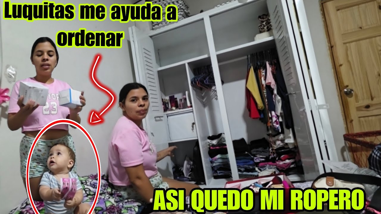 Jenniffer nos muestra como quedo todo ordenado😱Luquitas ya desperto y nos ayuda 👶🤭