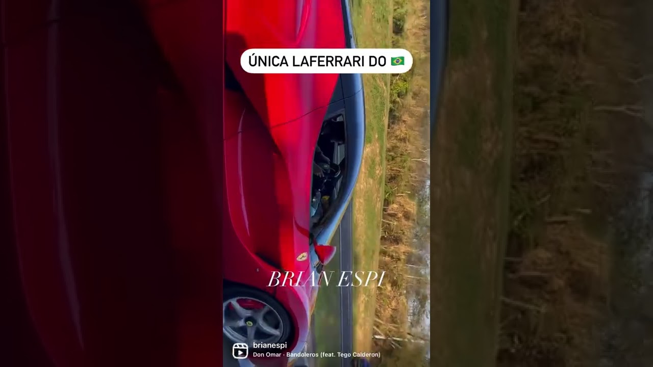 LAFERRARI NO BRASIL 🇧🇷 #ferrari #laferrari