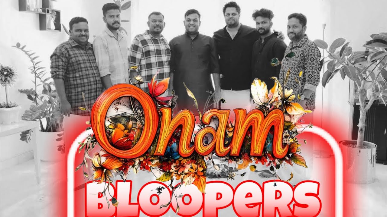 Onam shoot bloopers 🥰