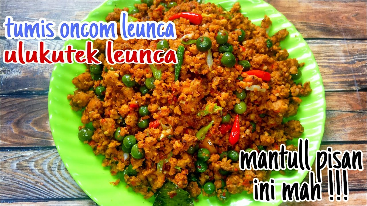 resep tumis oncom leunca // ulukutek leunca