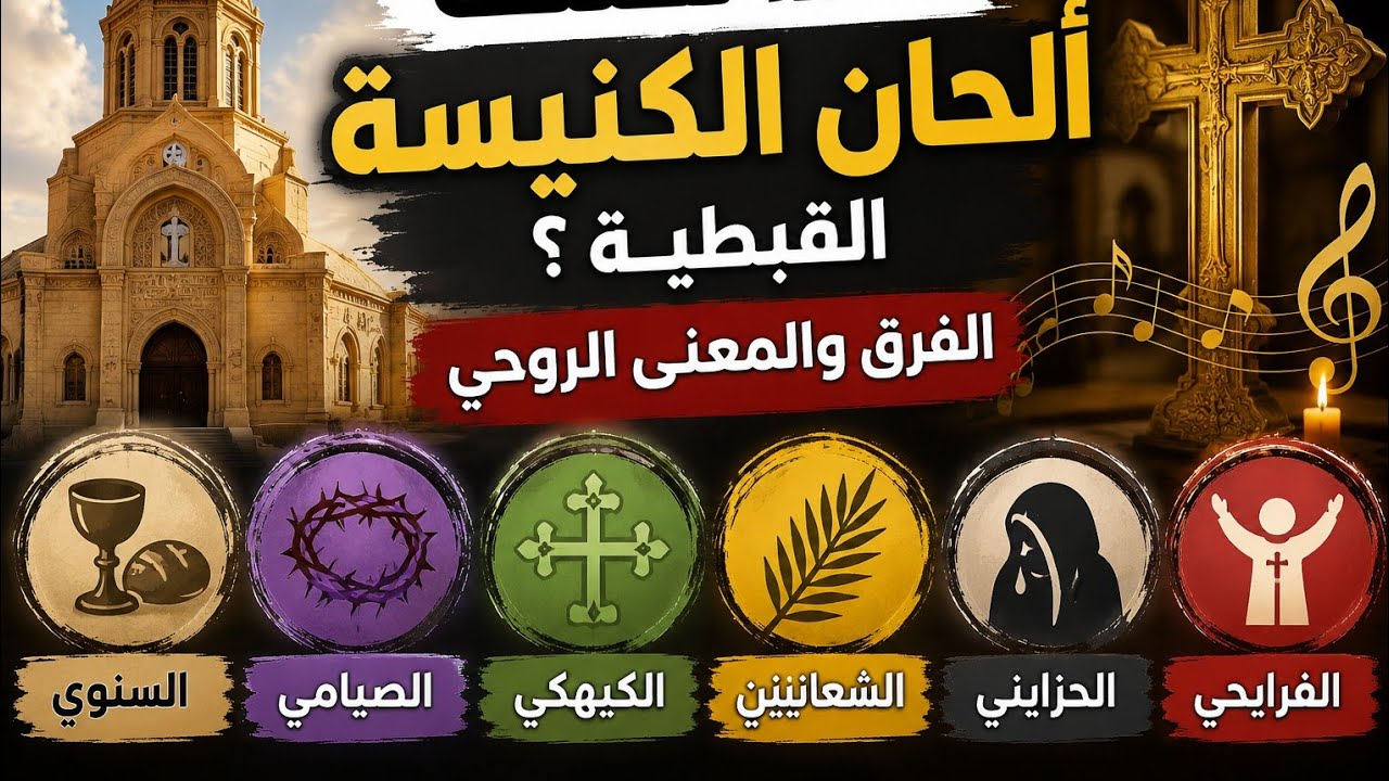 طرق ونغمات الالحان في الكنيسة القبطية الارثوذوكسية 