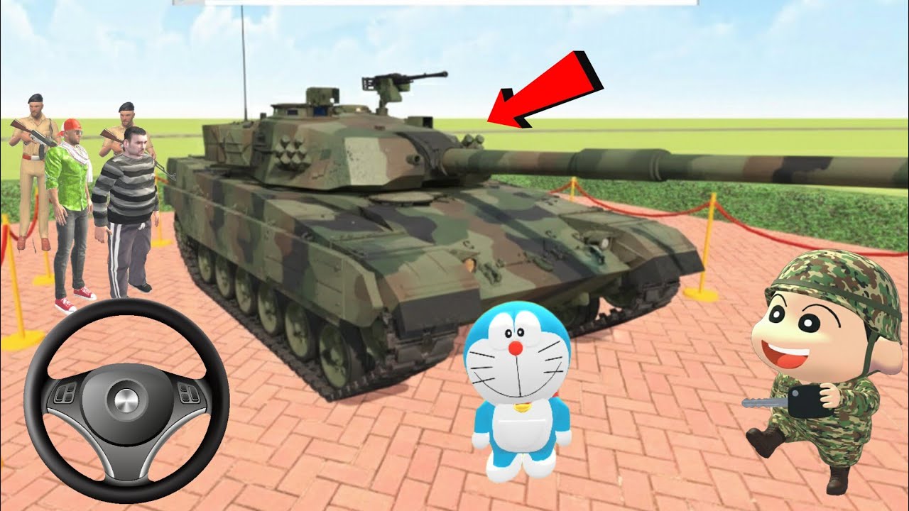 franklin purchase new army tank 🪖  in Indian Theft auto simulator 