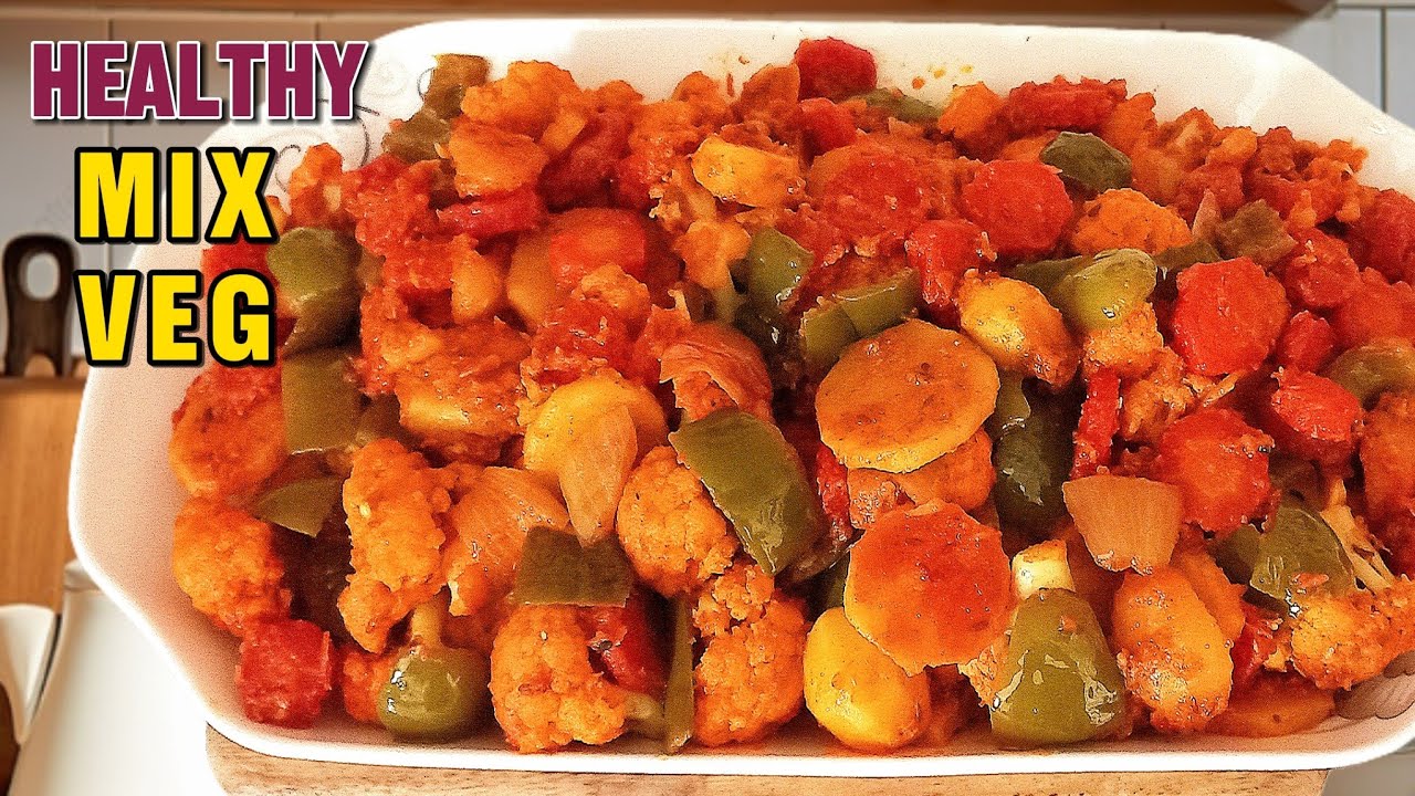 Dhaba Style Mix Vegetable Sabzi Recipe | Healthy Mix Sabji Without Onion