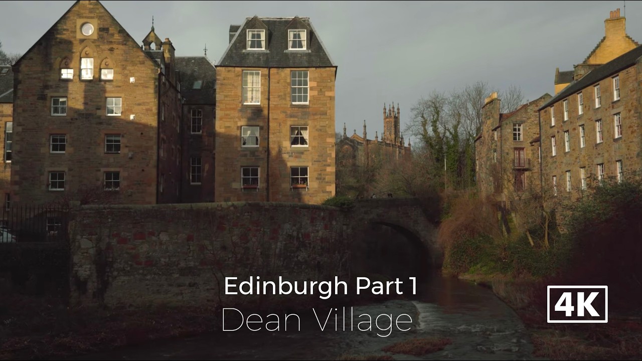 Edinburgh part 1 | Dean Village, Walk Along the Water of Leith