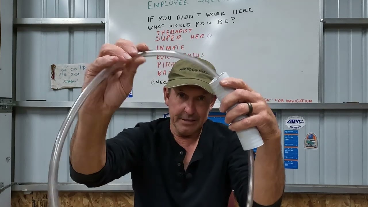 Replacing Sanitation Hoses. Answering Questions In The Shop After Hours.
